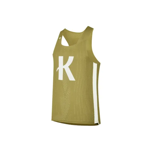 QIAODAN x QIANGFENGCHUIFU Майка Мужская Фундуковый Зеленый Джордан Белый