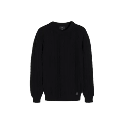 Dunhill FW22 Кашемировый свитер мужской черный