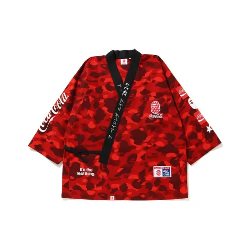 A BATHING APE x Coca Cola Куртки и Пальто Унисекс Красный