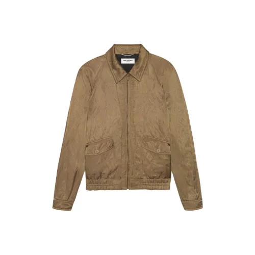 SAINT LAURENT SS21 Куртки и Пальто Мужской Хаки