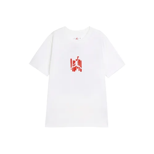 Джордан T Рубашка Мужская Белая Спортивная Красная