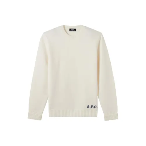 A.P.C AAB/Белый Мужской Трикотаж