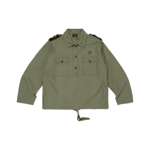 HUMAN MADE FW24 Осенне-Зимняя Коллекция Унисекс Рубашки