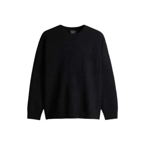 H&M Черные Мужские Свитера