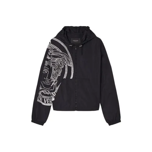 VERSACE Мужские черные куртки