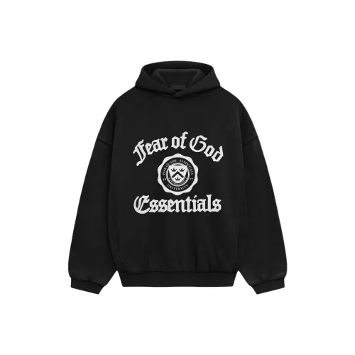 Fear of God ESSENTIALS Метеоритный Черный/Черный Мужские Толстовки