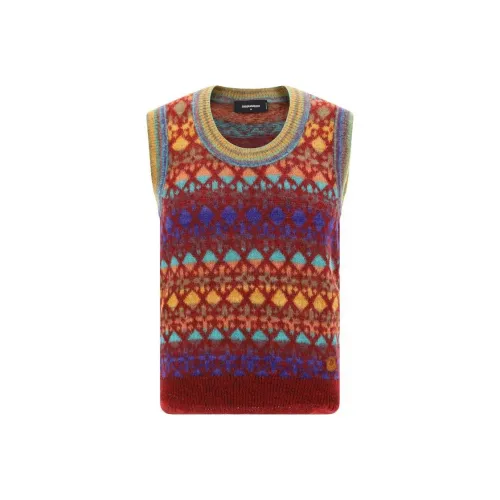 DSQUARED 2 Мужские Свитера Бордового Цвета