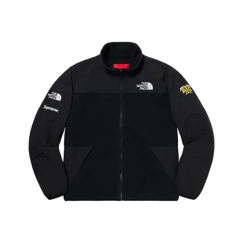 Supreme Tnf Joint Series The North Face Коллаборация SS20 Неделя 3 RTG Флис Куртка Зимний Унисекс Черный