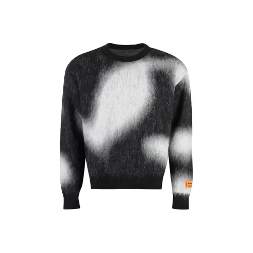HERON PRESTON Мужские черные свитеры