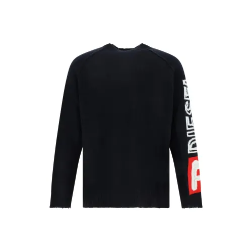 DIESEL Черные Мужские Свитера