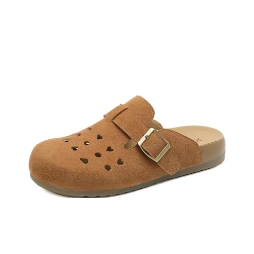 JOSINY Резиновая подошва Череп Антизапахивающие Домашние тапочки Женские Абрикос