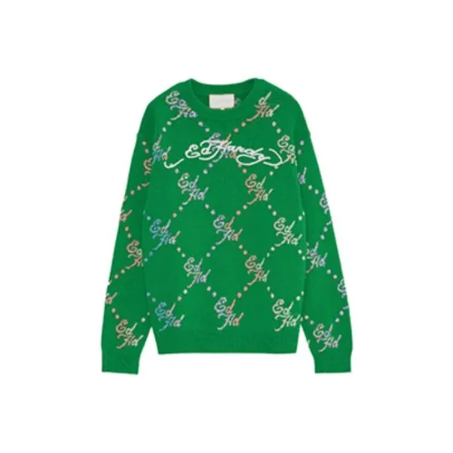 Ed Hardy Forest Темно-зеленый Мужской Трикотаж