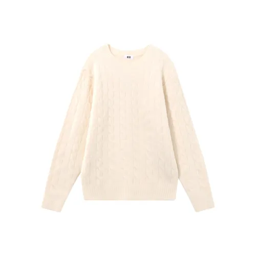 UNIQLO 01 Айвори Мужской Трикотаж