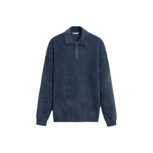 ZARA Синий Мужская Поло