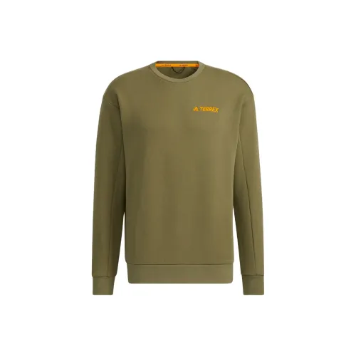 Adidas Толстовка Мужская Темно-оливково-зеленая