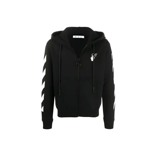 Off Белый FW20 Черный Мужские Толстовки