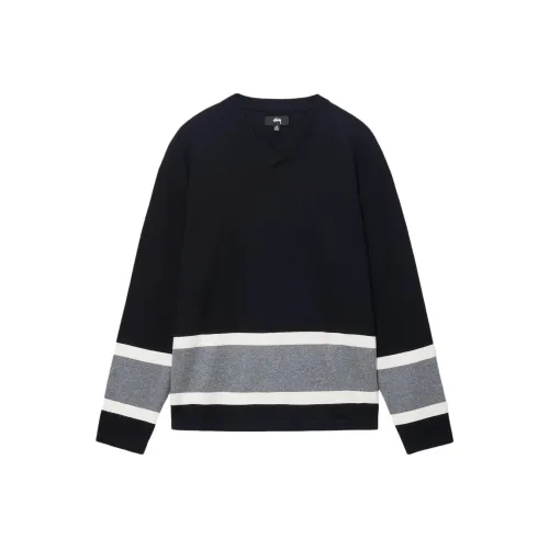 Stussy Праздника FW23 Хоккей Свитер Трикотаж Унисекс