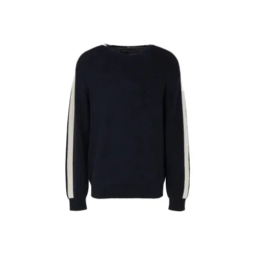 EMPORIO ARMANI Морской синий Мужские свитеры