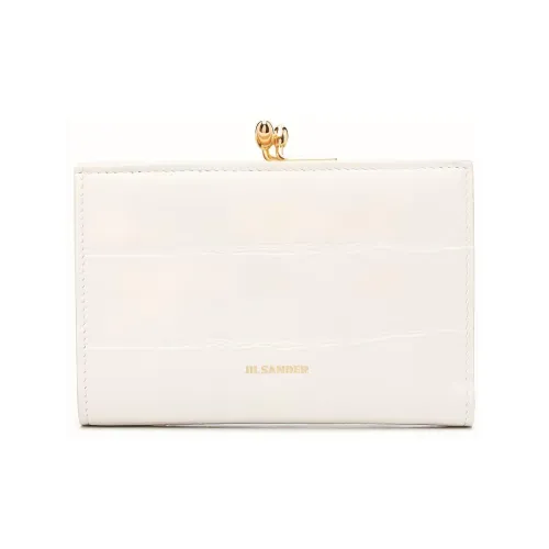 JIL SANDER Коровья кожа Клатч Маленький Женская Белый