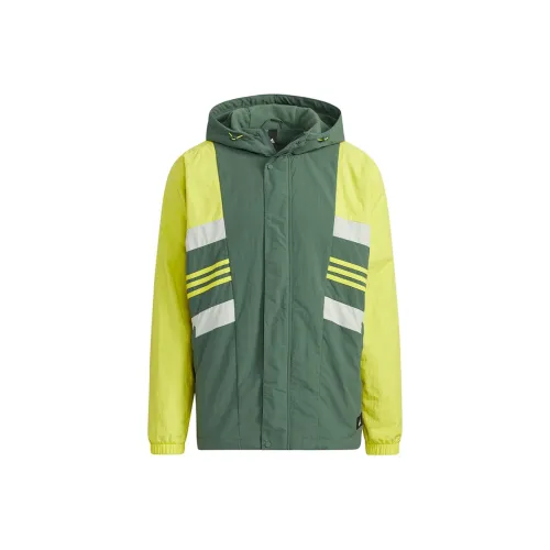 Adidas COLORBLOCK Куртка Мужская Зеленая