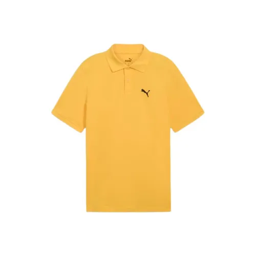 PUMA ESSENTIAL PIQUE POLO Рубашка Мужская Желтая