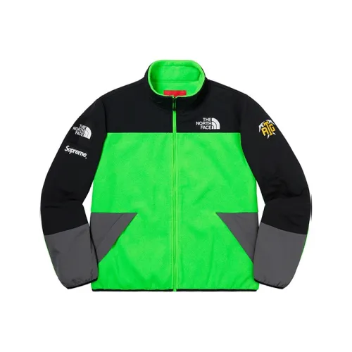 Supreme The North Face THE NORTH FACE Collaboration SS20 Week 3 RTG Fleece Jacket Куртки Пальто Unisex Зеленый