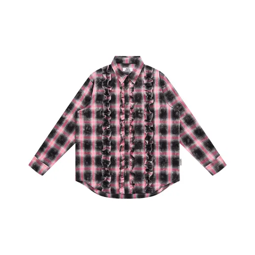 EMPTY REFERENCE Розовая унисекс рубашка