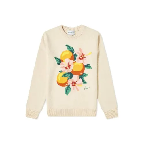 CASABLANCA Экрю Мужские Свитера