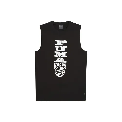 PUMA Мужские майки черного цвета