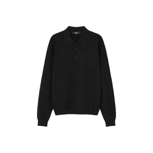 VERSACE Мужская черная поло