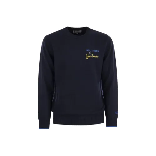 MC2 Saint Barth Синий Мужской Трикотаж