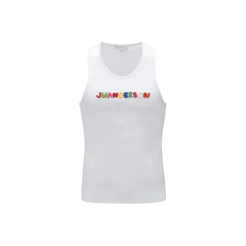 JW Anderson Топ без рукавов Мужской Белый