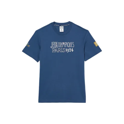 LACOSTE Олимпийский Co Branded Edition Blue Men's T-Shirt