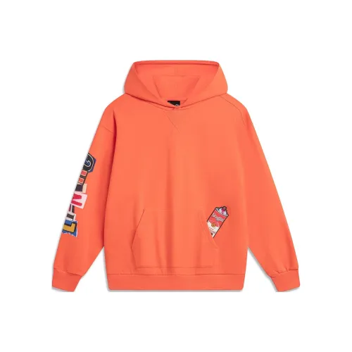 LINING Толстовка Мужская Розово-Оранжевая