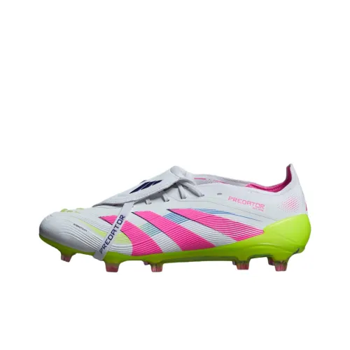 Adidas PREDATOR ELITE Slip-resistant Abrasion-resistant Football Cleats Unisex White Adidas PREDATOR ELITE Противоскользящие Устойчивые к истиранию Футбольные бутсы Унисекс Белый