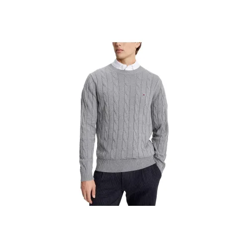 Tommy Hilfiger Серые Мужские Свитера