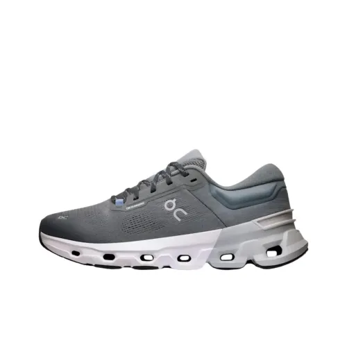 On Cloudflyer Slip-Resistant Abrasion-Resistant Low Top Casual Running Shoes Men's Gray На Cloudflyer противоскользящие устойчивые к истиранию низкий топ повседневные беговые кроссовки мужской серый