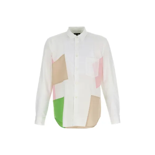 COMME Des GARCONS HOMME PLUS Белая Мужская Рубашка