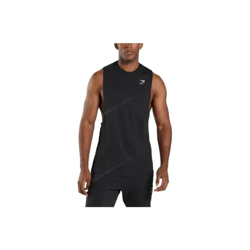 GYMSHARK Мужские черные майки