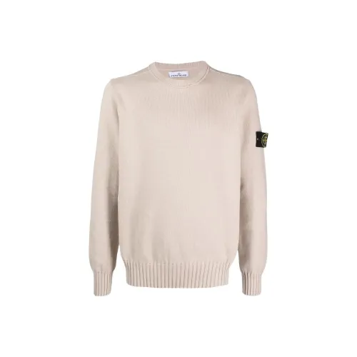 Stone Island Экрю Мужские Свитера