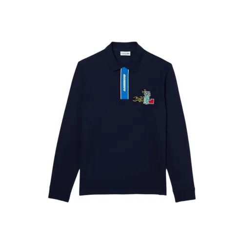 LACOSTE Поло Унисекс Морской Синий