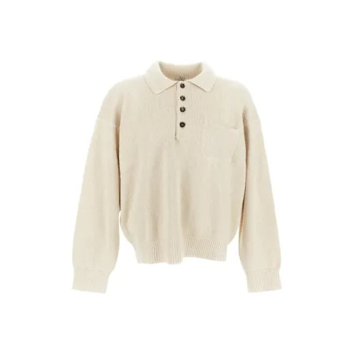 Bottega Veneta Белые Мужские Свитера