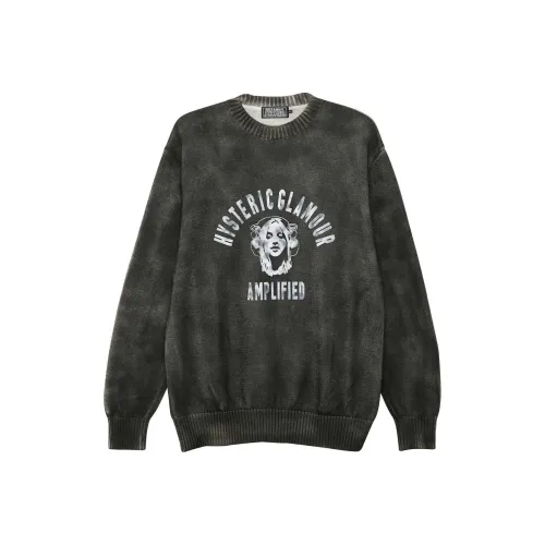 HYSTERIC GLAMOUR совместный бренд Черные мужские свитеры