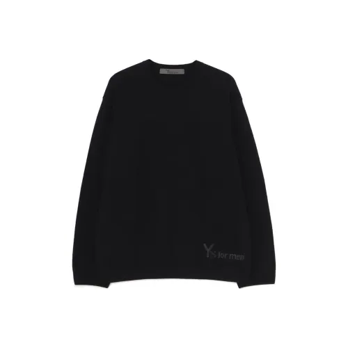 Yohji Yamamoto Y'S For Men FW24 Свитер Унисекс Черный