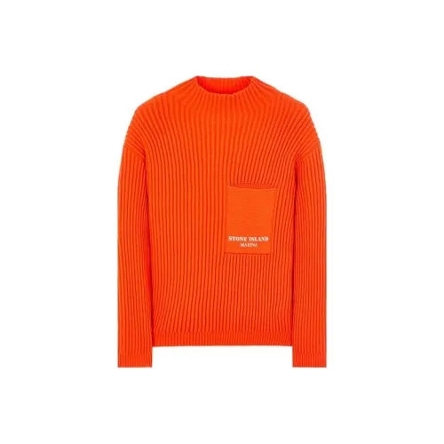 STONE ISLAND LOBSTER Креветочно-красный Унисекс Свитеры