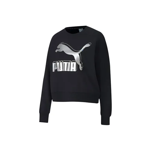 PUMA Черные Женские Свитшоты