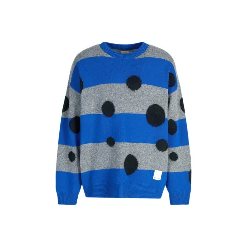 EMPORIO ARMANI FW24 Свитер Мужской Серый Синий