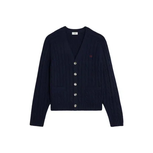 CELINE Кашемир Свитер Мужской Морской Синий