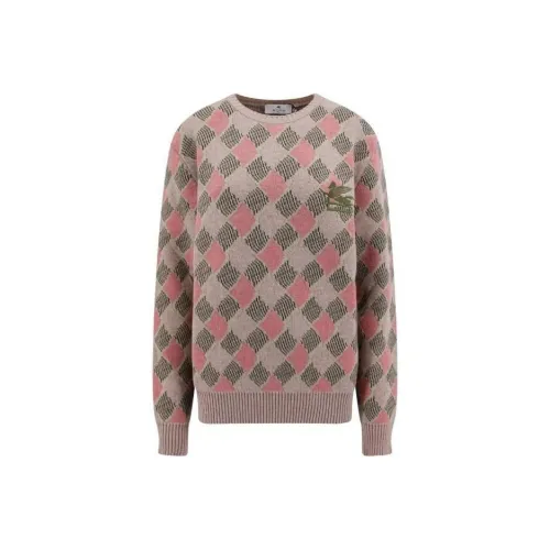 ETRO Розовые Мужские Свитера
