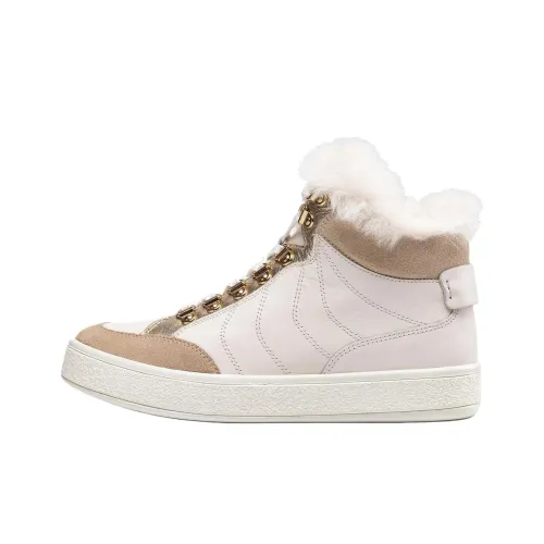 GEOX Casual Высокие Кроссовки Бежевые Коричневые Женские